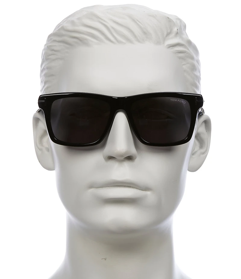 TOM FORD Men's Buckley 56mm Square Sunglasses