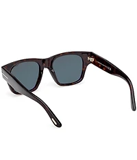 TOM FORD Men's Caine 53mm Havana Square Sunglasses