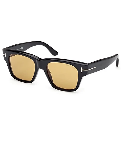TOM FORD Men's Caine 53mm Square Sunglasses