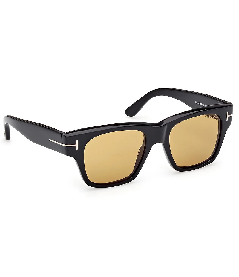 TOM FORD Men's Caine 53mm Square Sunglasses