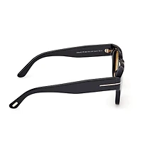 TOM FORD Men's Caine 53mm Square Sunglasses