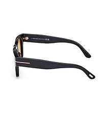 TOM FORD Men's Caine 53mm Square Sunglasses