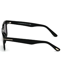 TOM FORD Men's Dax 48mm Square Polarized Sunglasses