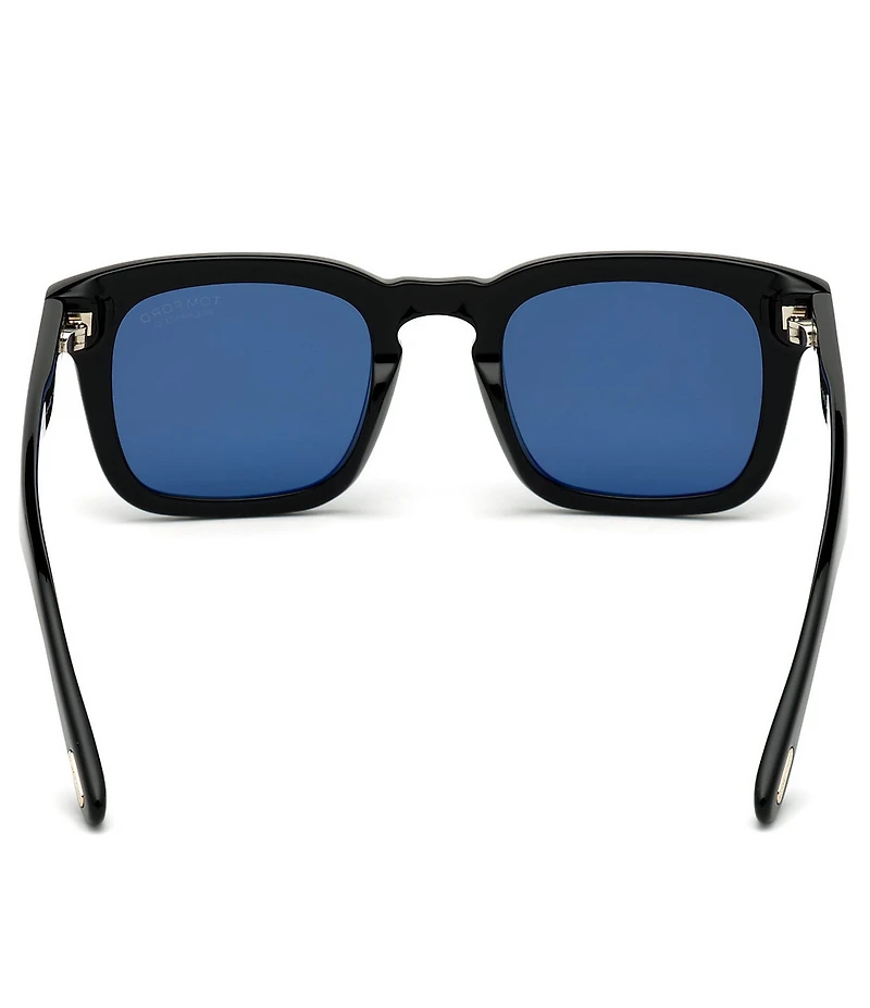 TOM FORD Men's Dax 48mm Square Polarized Sunglasses