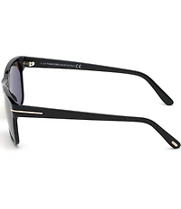 TOM FORD Men's Giulio 57mm Square Sunglasses