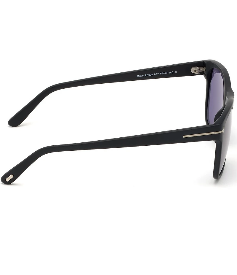 TOM FORD Men's Giulio 59mm Square Sunglasses