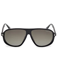 TOM FORD Men's Guillaume 61mm Aviator Sunglasses