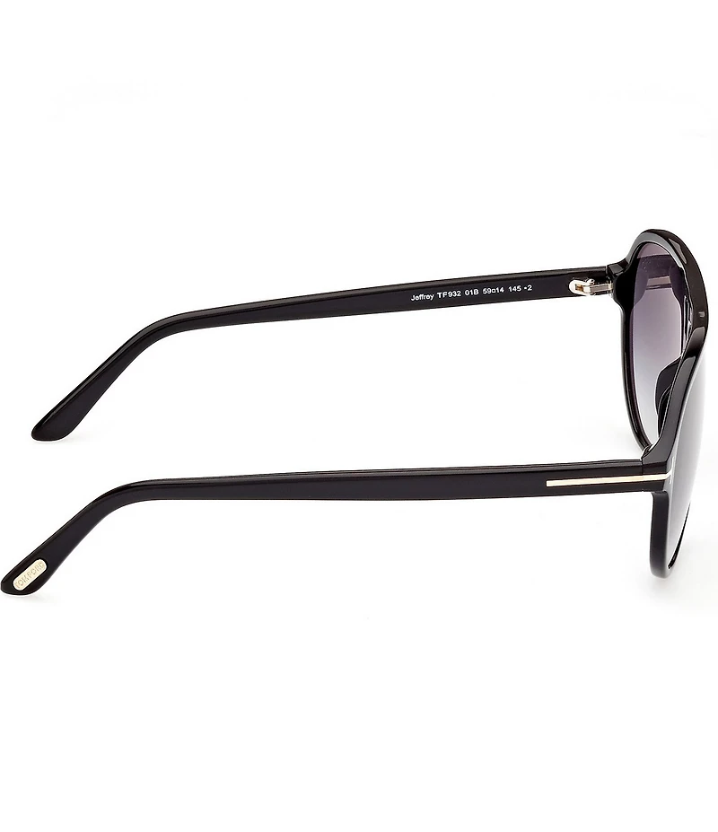 TOM FORD Men's Jeffrey 59mm Aviator Sunglasses