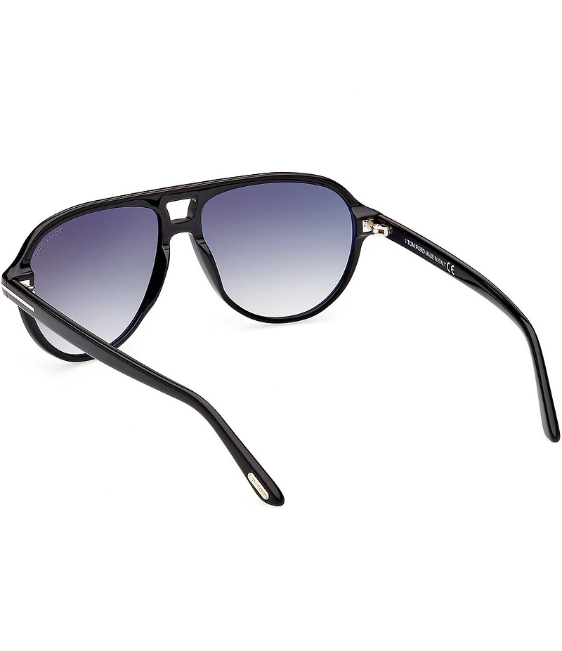TOM FORD Men's Jeffrey 59mm Aviator Sunglasses