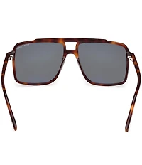 TOM FORD Men's Kemp 59mm Tortoise Framed Navigator Sunglasses