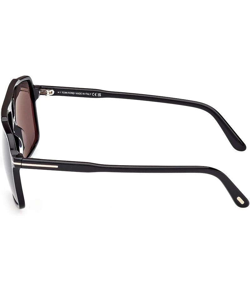TOM FORD Men's Kemp 59mm Navigator Sunglasses