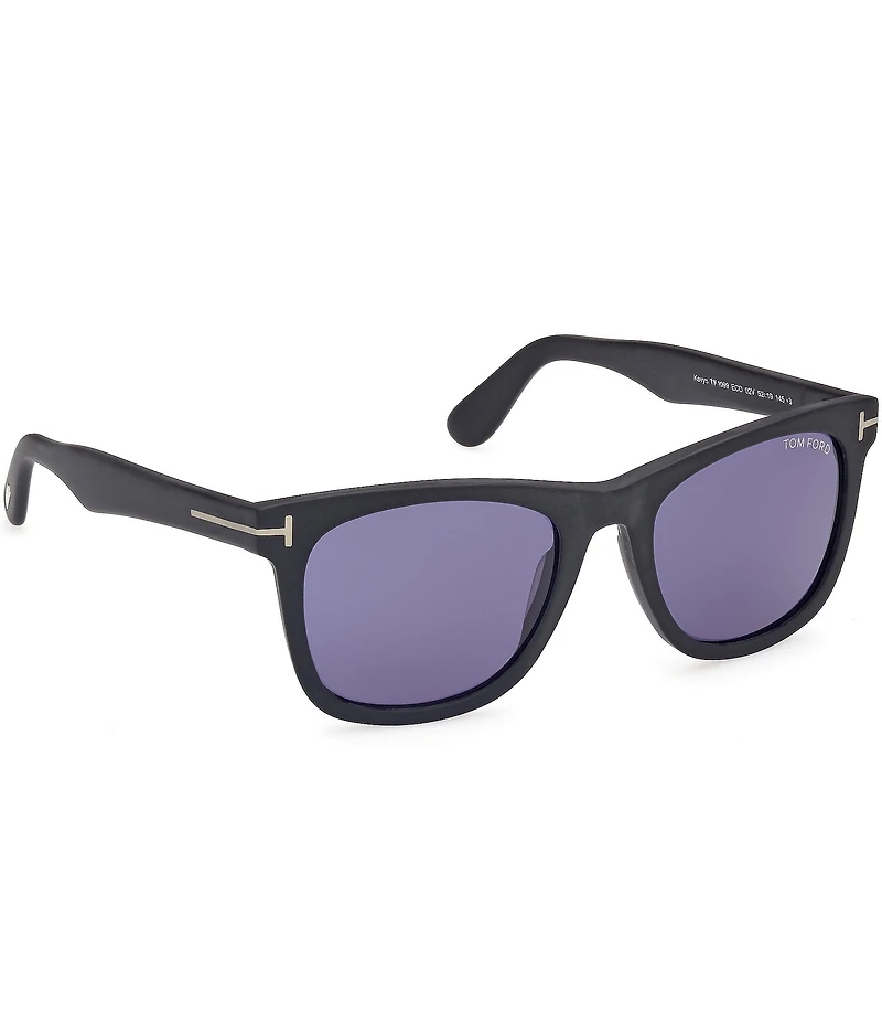 TOM FORD Men's Kevyn 52mm Square Sunglasses