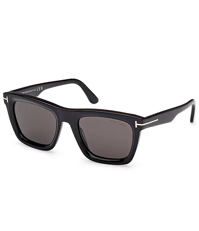TOM FORD Men's Lelio 52mm Square Sunglasses