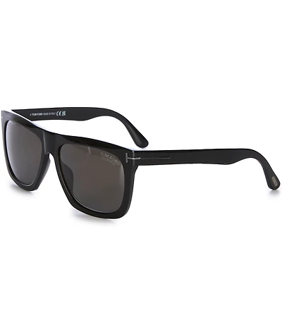 TOM FORD Men's Morgan 57mm Geometric Polarized Sunglasses