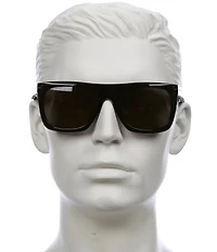 TOM FORD Men's Morgan 57mm Geometric Polarized Sunglasses