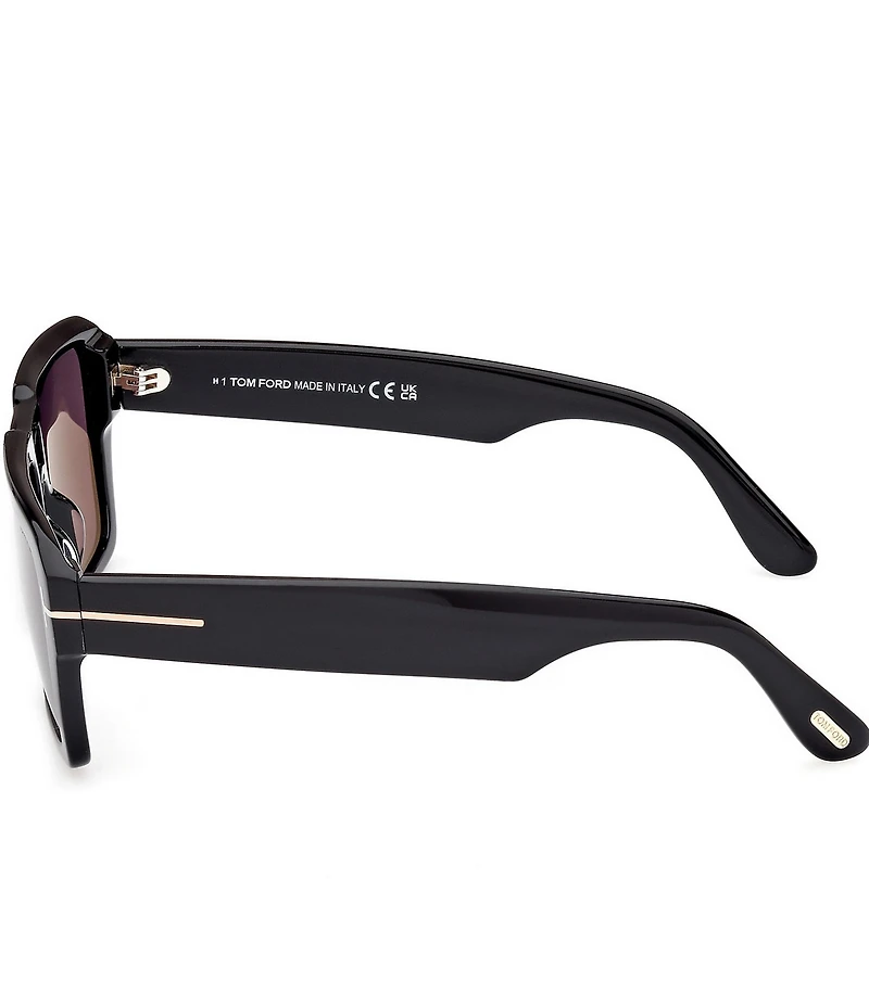 TOM FORD Men's Redford 56mm Navigator Sunglasses