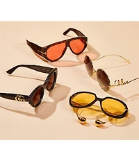 TOM FORD Unisex Bronson 60mm Havana Shield Sunglasses