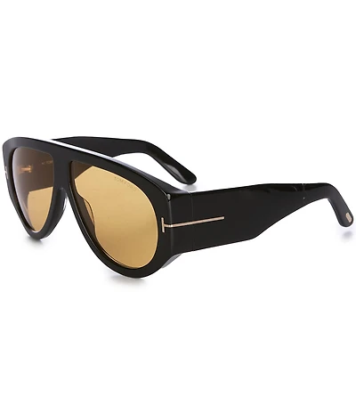 TOM FORD Unisex Bronson 60mm Shield Sunglasses