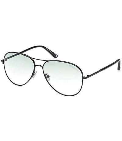 TOM FORD Unisex Clark 59mm Aviator Sunglasses