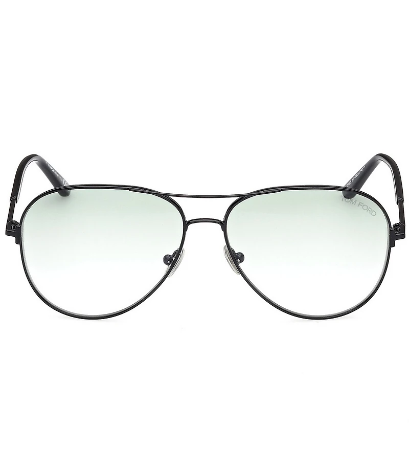 TOM FORD Unisex Clark 59mm Aviator Sunglasses