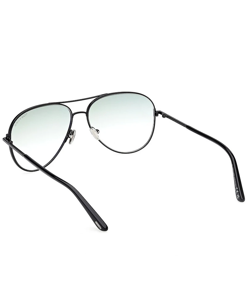 TOM FORD Unisex Clark 59mm Aviator Sunglasses