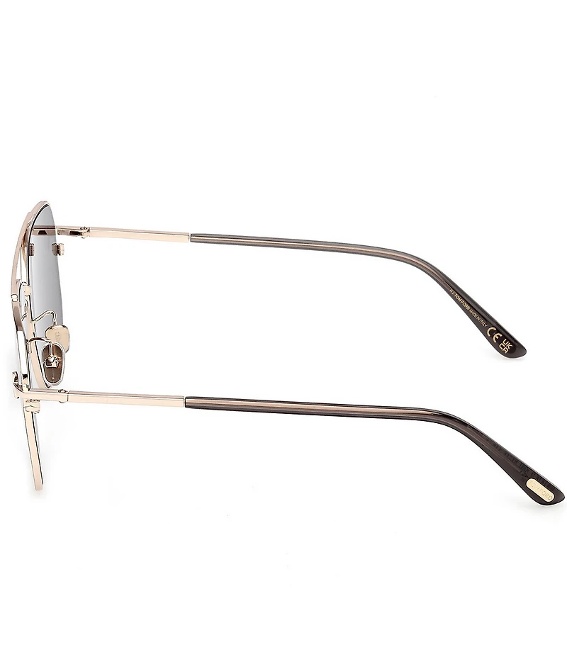 TOM FORD Unisex FT1249 61mm Navigator Sunglasses