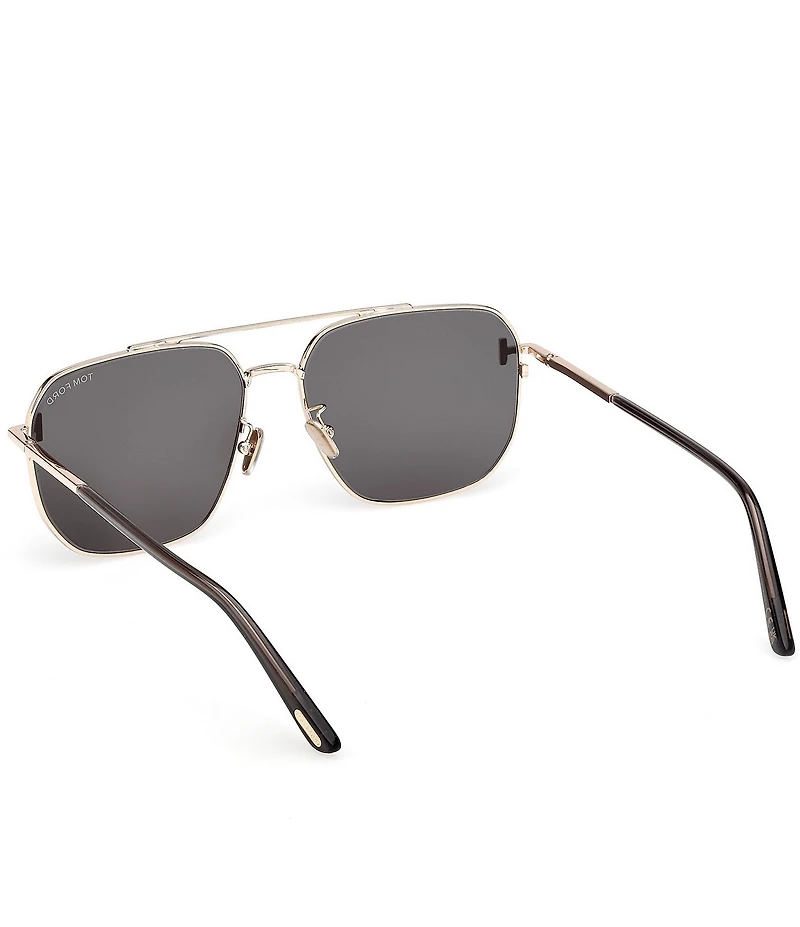 TOM FORD Unisex FT1249 61mm Navigator Sunglasses