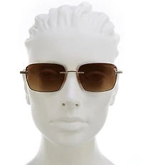 TOM FORD Unisex Jake 54mm Rectangle Sunglasses