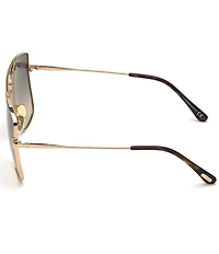 TOM FORD Unisex Reggie 61mm Aviator Sunglasses