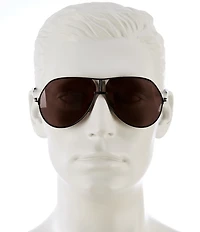 TOM FORD Unisex Rickie 63mm Aviator Sunglasses