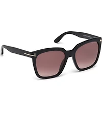TOM FORD Women's Amarra 55mm Square Sunglasses