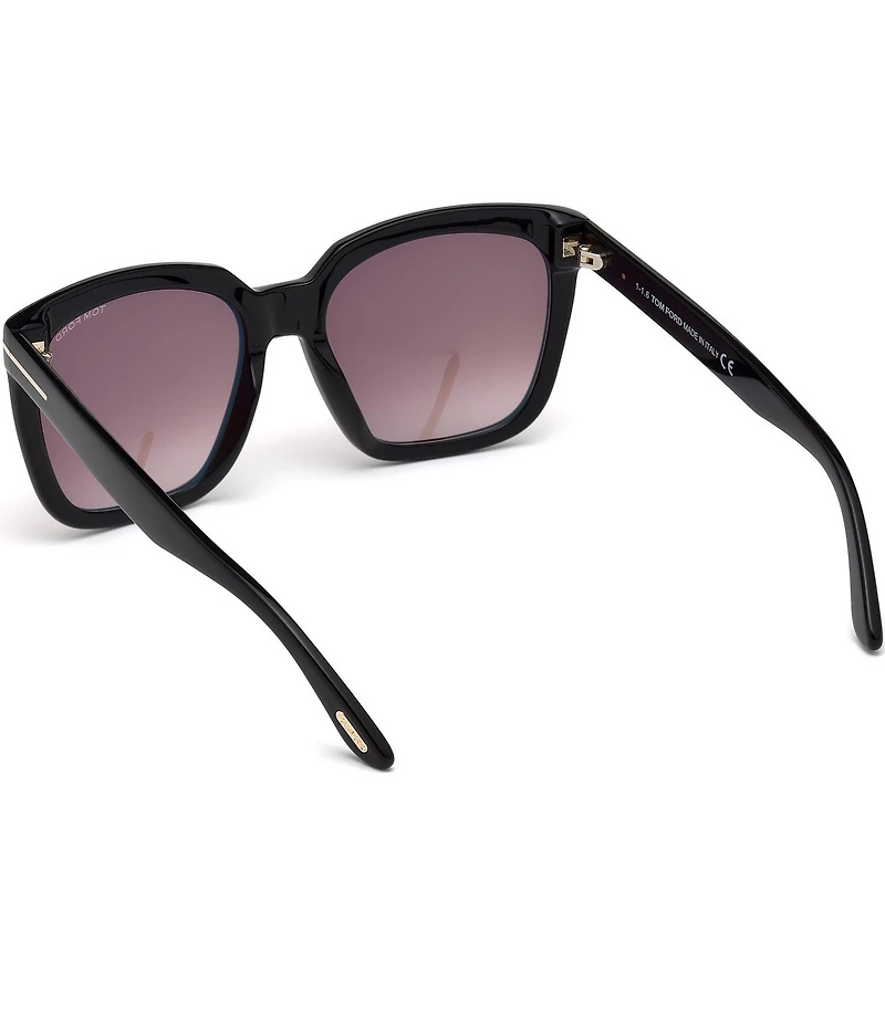 TOM FORD Women's Amarra 55mm Square Sunglasses