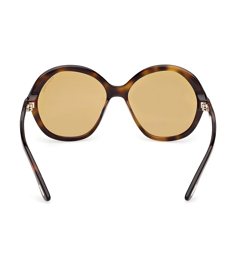 TOM FORD Women's Annabelle 60mm Havana Round Sunglasses