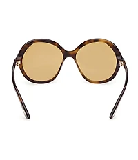 TOM FORD Women's Annabelle 60mm Havana Round Sunglasses