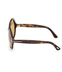 TOM FORD Women's Annabelle 60mm Havana Round Sunglasses