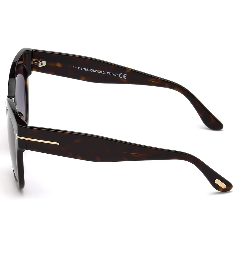 TOM FORD Women's Beatrix 52mm Tortoise Square Sunglasses