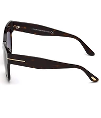 TOM FORD Women's Beatrix 52mm Tortoise Square Sunglasses