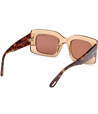 TOM FORD Women's Brigitta 50mm Rectangle Sunglasses