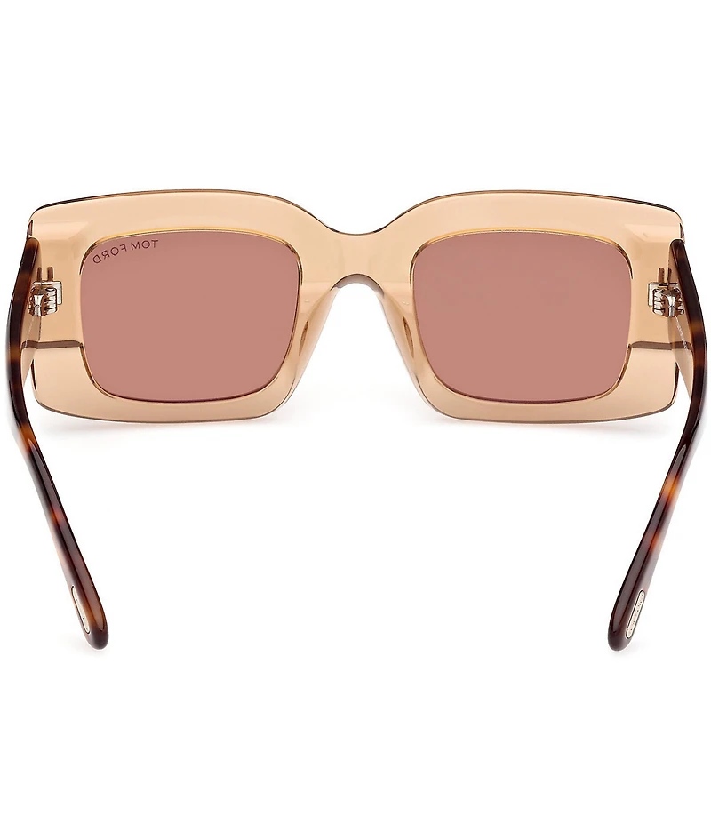 TOM FORD Women's Brigitta 50mm Rectangle Sunglasses
