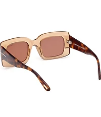 TOM FORD Women's Brigitta 50mm Rectangle Sunglasses