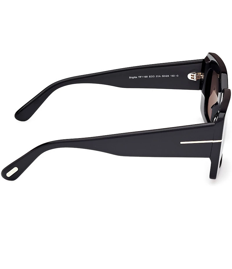 TOM FORD Women's Brigitta 50mm Rectangle Sunglasses
