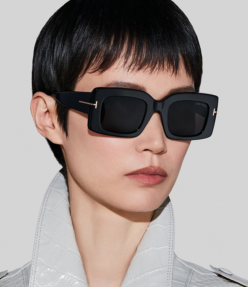 TOM FORD Women's Brigitta 50mm Rectangle Sunglasses