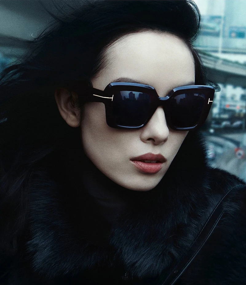 TOM FORD Women's Esme 50mm Square Sunglasses
