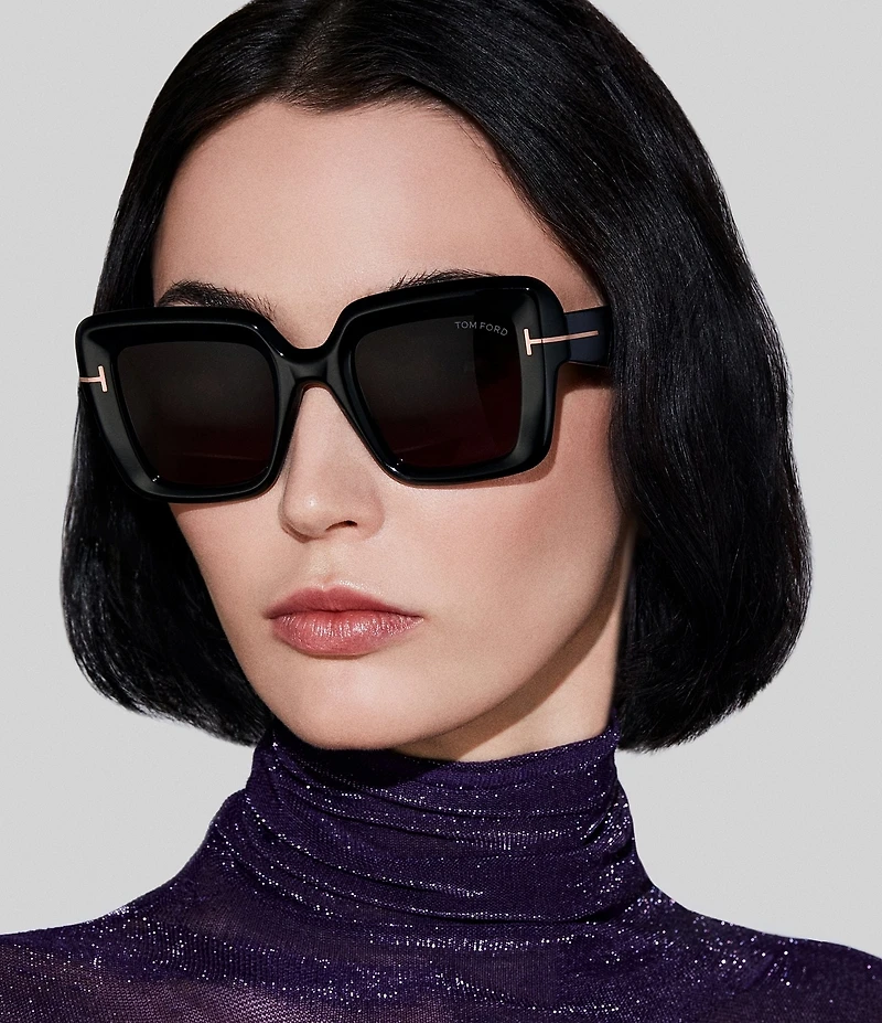 TOM FORD Women's Esme 50mm Square Sunglasses