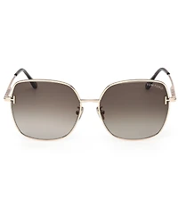 TOM FORD Women's FT1250 59mm Square Sunglasses