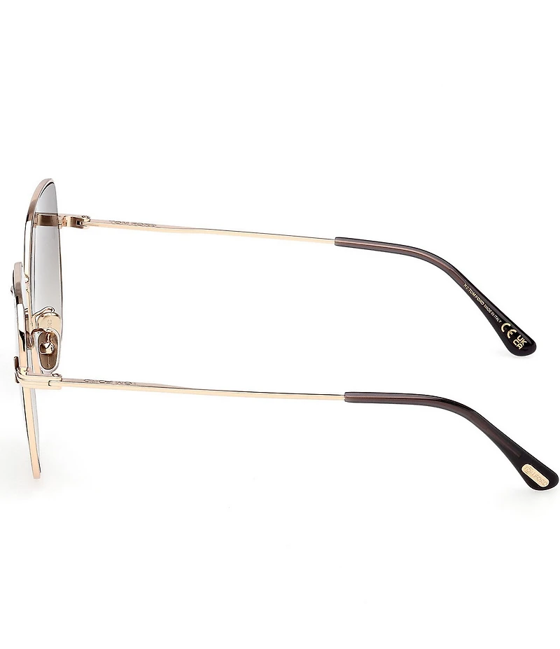 TOM FORD Women's FT1250 59mm Square Sunglasses