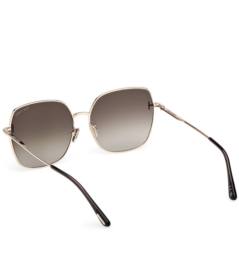 TOM FORD Women's FT1250 59mm Square Sunglasses
