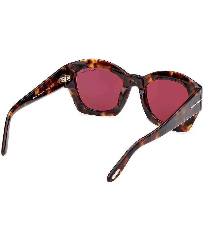 TOM FORD Women's Guilliana 52mm Tortoise Geometric Sunglasses