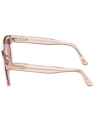 TOM FORD Women's Haylay 53mm Square Sunglasses