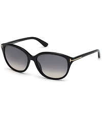 TOM FORD Women's Karmen 57mm Aviator Sunglasses